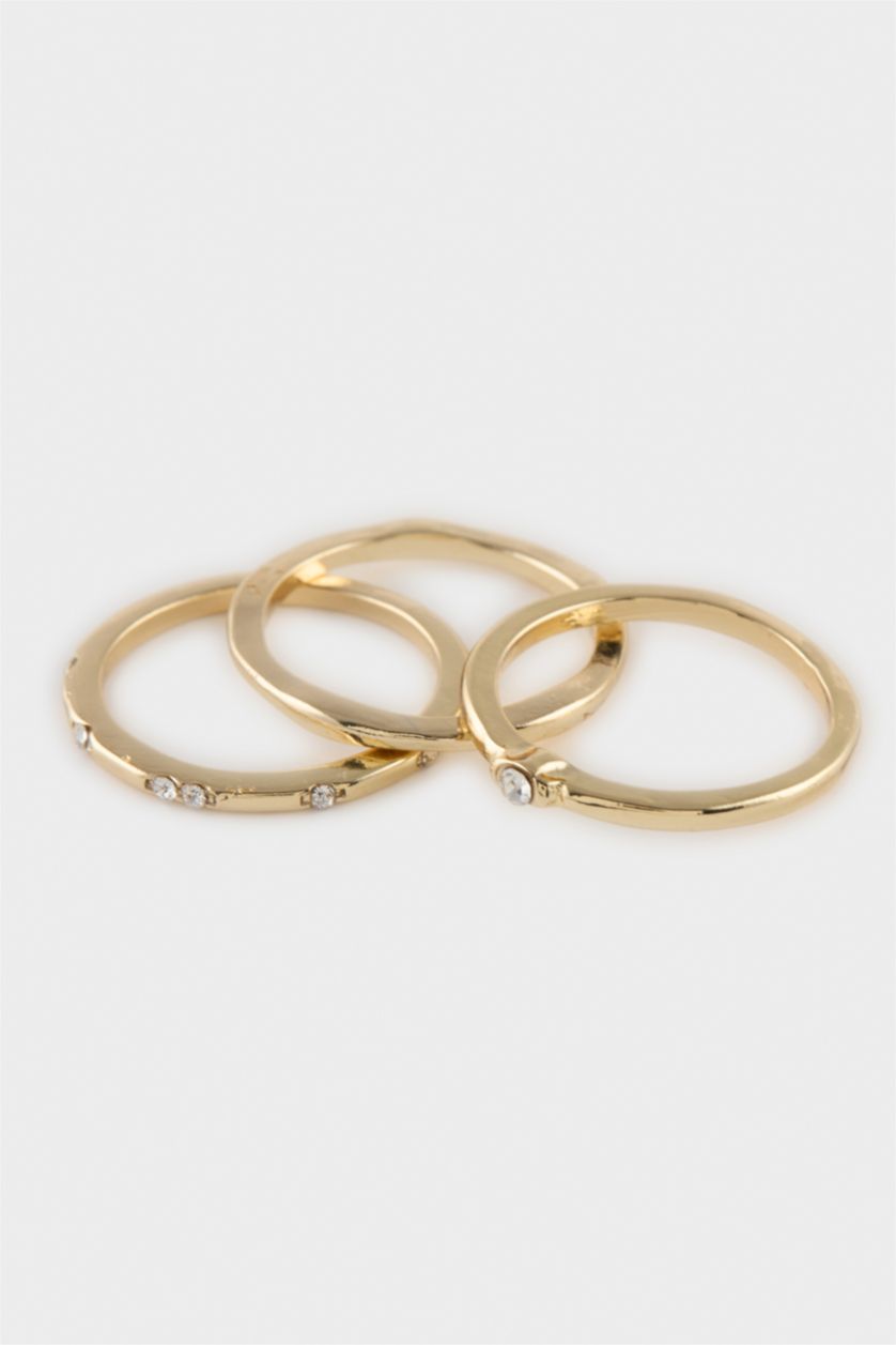 Kadın Gümüş Kadın 5'li Yüzük