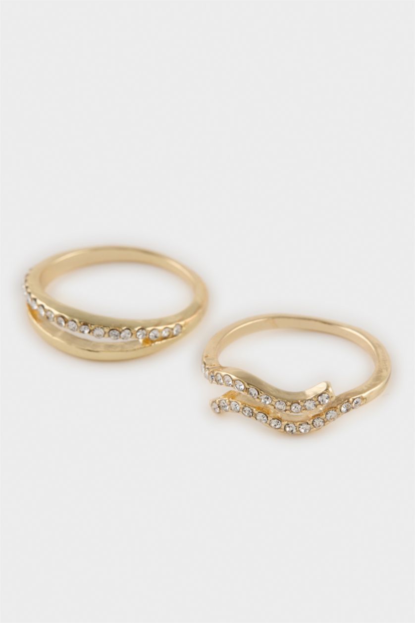 Kadın Gümüş Kadın 5'li Yüzük