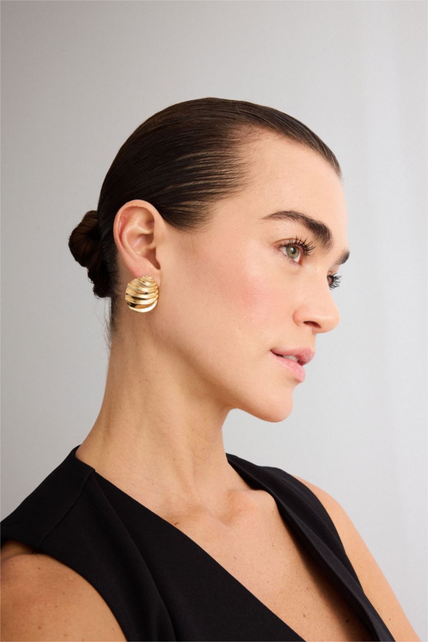 Kadın Altın Kadın 2'li Küpe