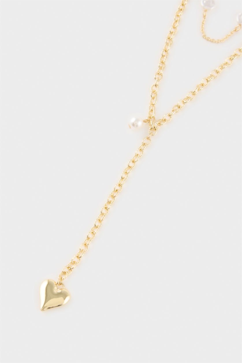 Kadın Altın Kadın 2'li Kolye