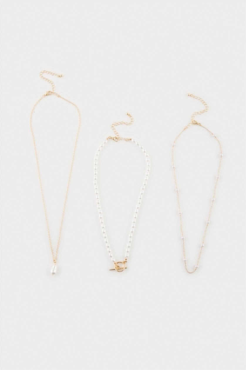 Kadın Altın Kadın 2'li Kolye