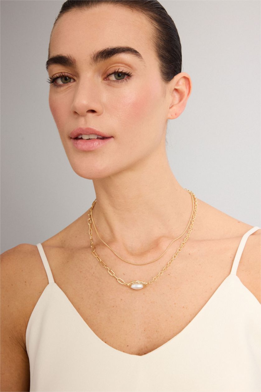 WOMAN GOLD سلسله حريمي - قطعتين