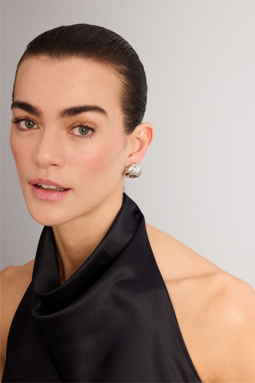 Kadın Gümüş Kadın Küpe