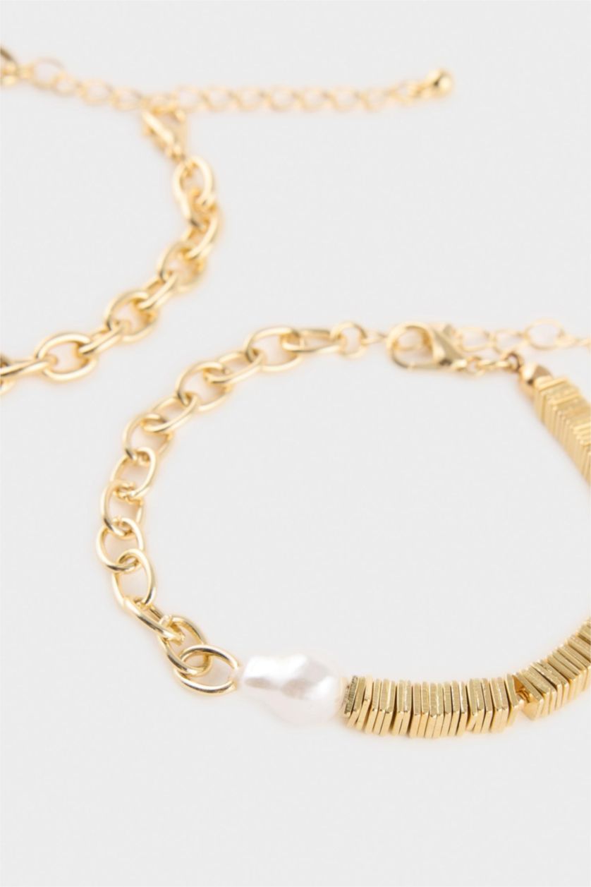 WOMAN GOLD Woman 2 Piece Bracelet Set