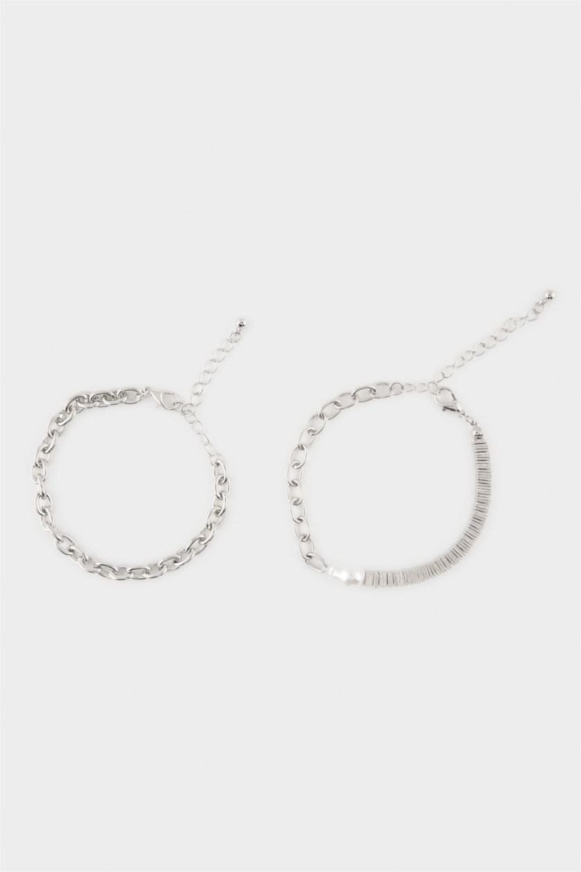 Kadın Gümüş Kadın 2'li Bileklik