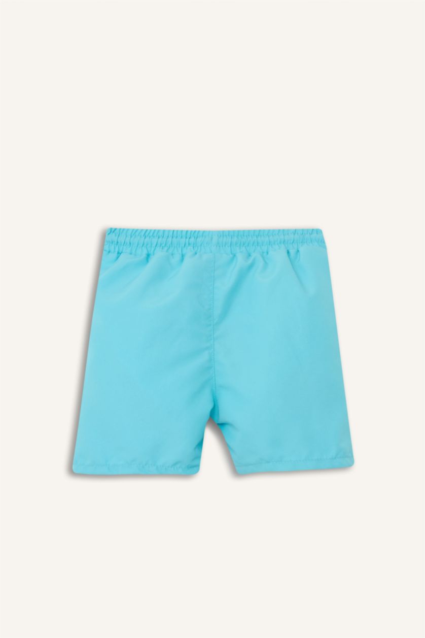 Erkek Bebek Deniz Mavisi Deniz Şortu Erkek Bebek