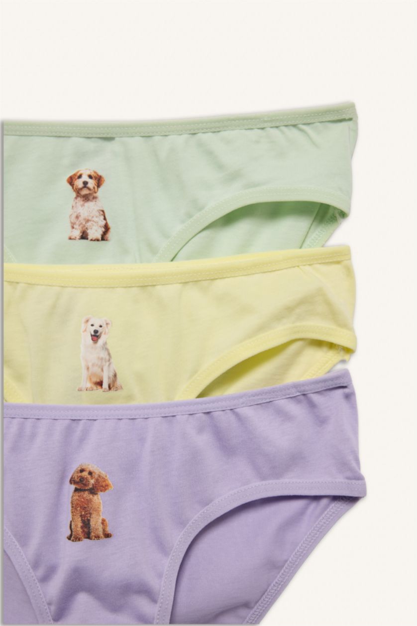 بناتي أصفر فاتح كلوت بناتي ممشط سليب - 3 قطع