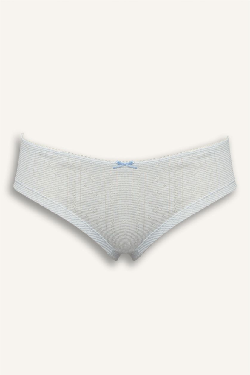 Kadın Açık Mavi 3'lü Slip Külot