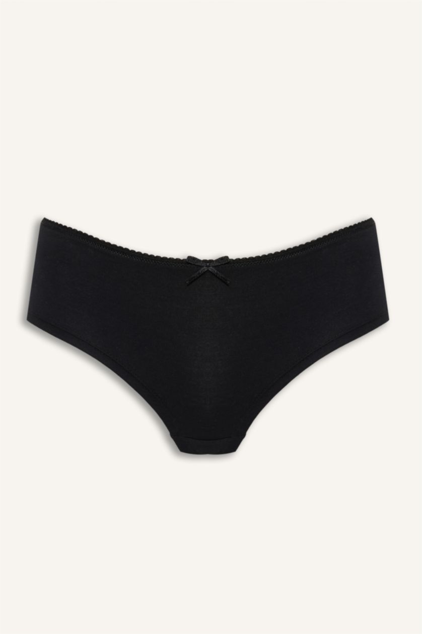 Woman Grey Melange Woman 3 piece Lace Detail Panties Set