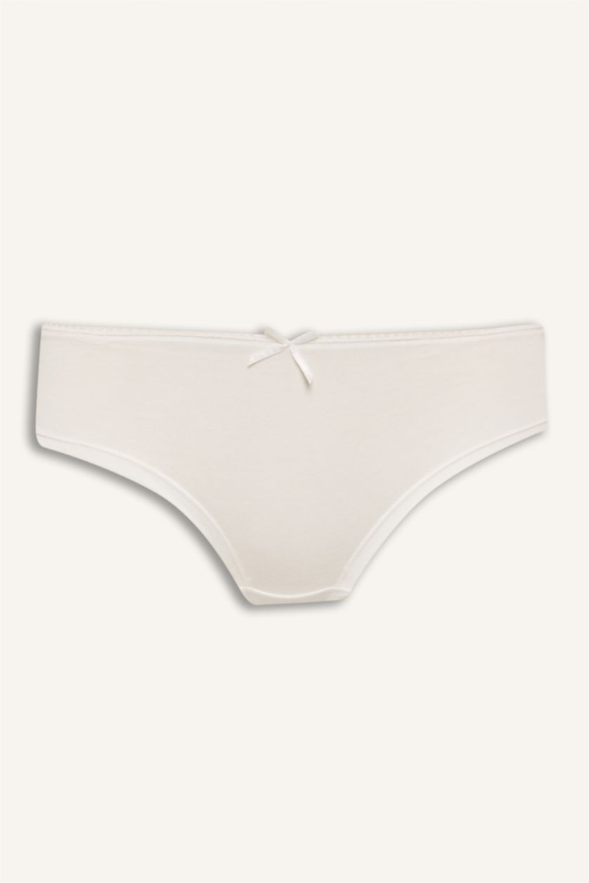 Woman Grey Melange Woman 3 piece Lace Detail Panties Set