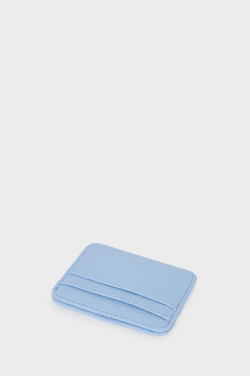 Women Blue Woman Business Card Wallet