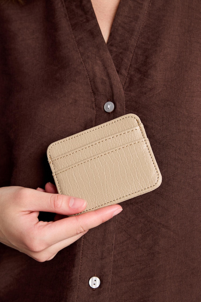 نساء فيزوني Woman Faux Leather Business Card Wallet