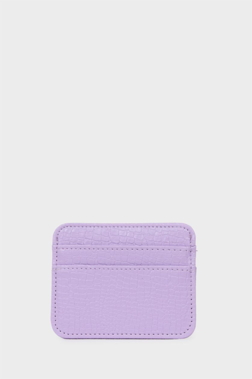 Kadın Lila Kadın Suni Deri Kartlık