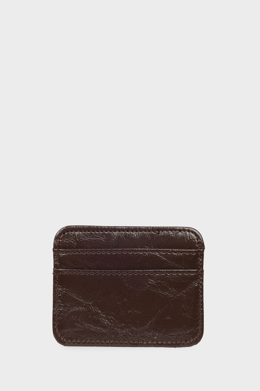 Kadın Kahve Kadın Suni Deri Kartlık