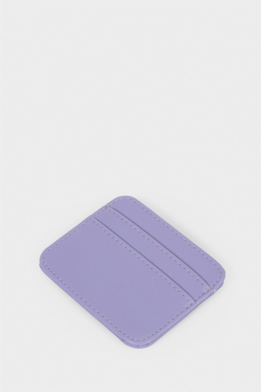 Kadın Lila Kadın Suni Deri Kartlık