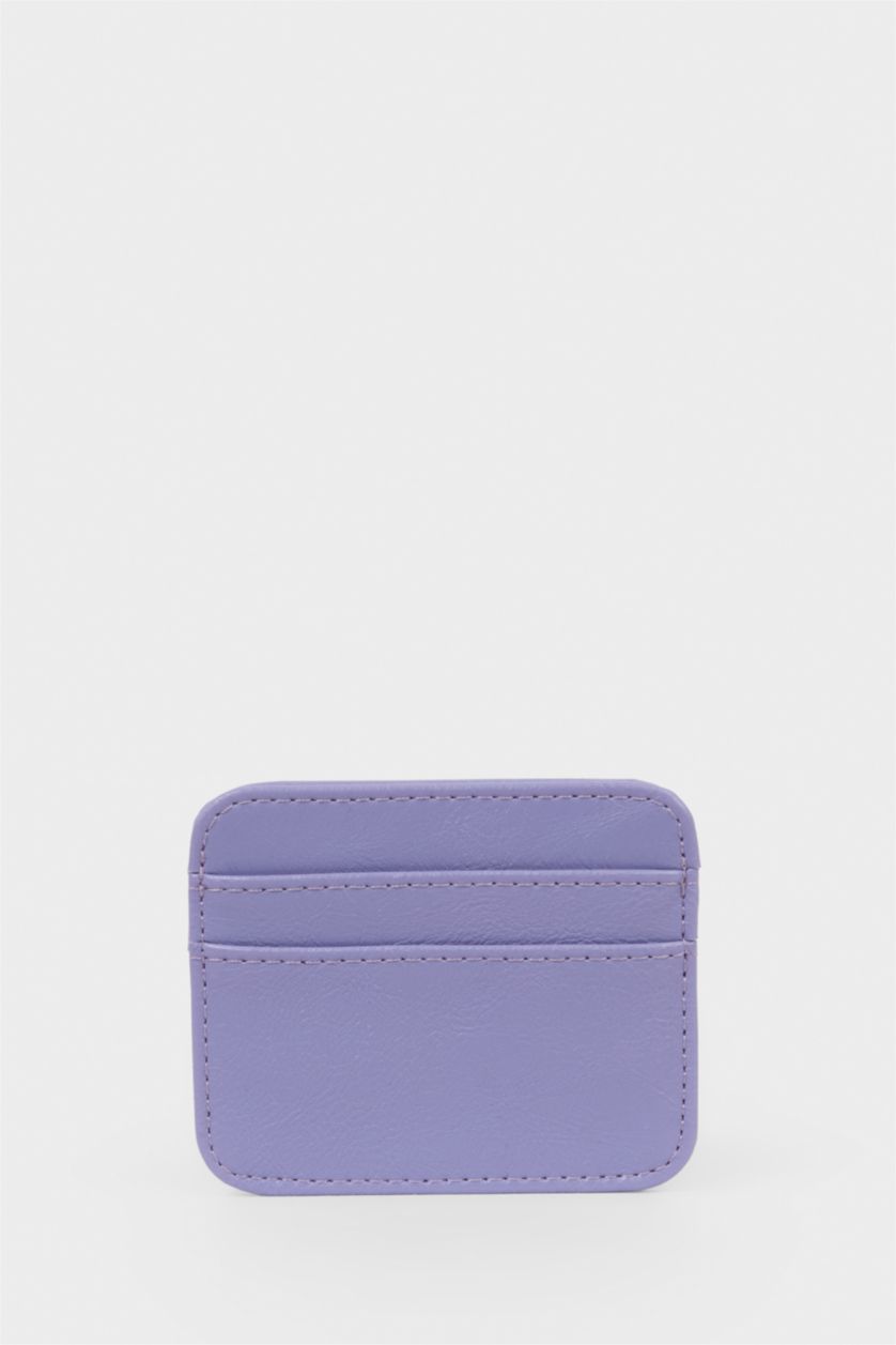 Kadın Lila Kadın Suni Deri Kartlık