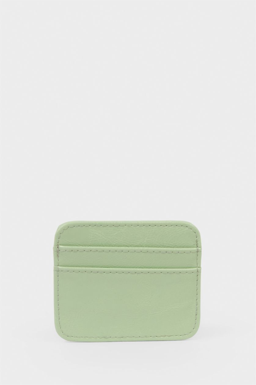 Kadın Mint Kadın Suni Deri Kartlık
