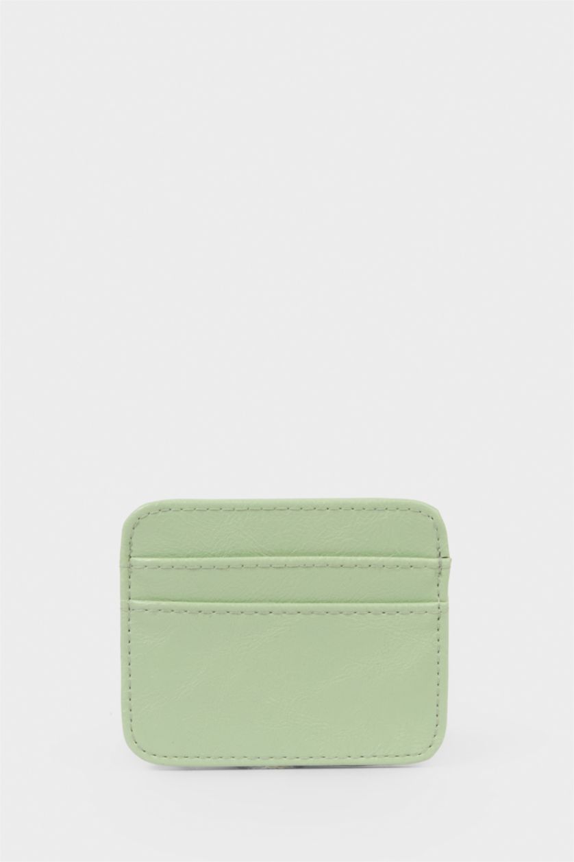 Kadın Mint Kadın Suni Deri Kartlık