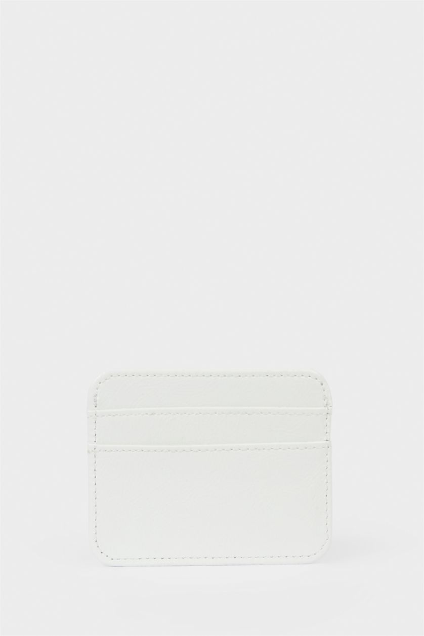 Kadın Beyaz Kadın Suni Deri Kartlık