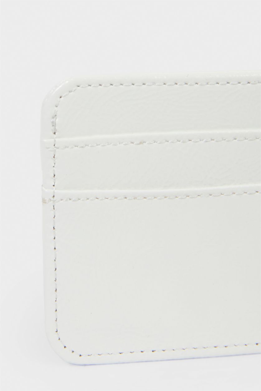 Kadın Beyaz Kadın Suni Deri Kartlık