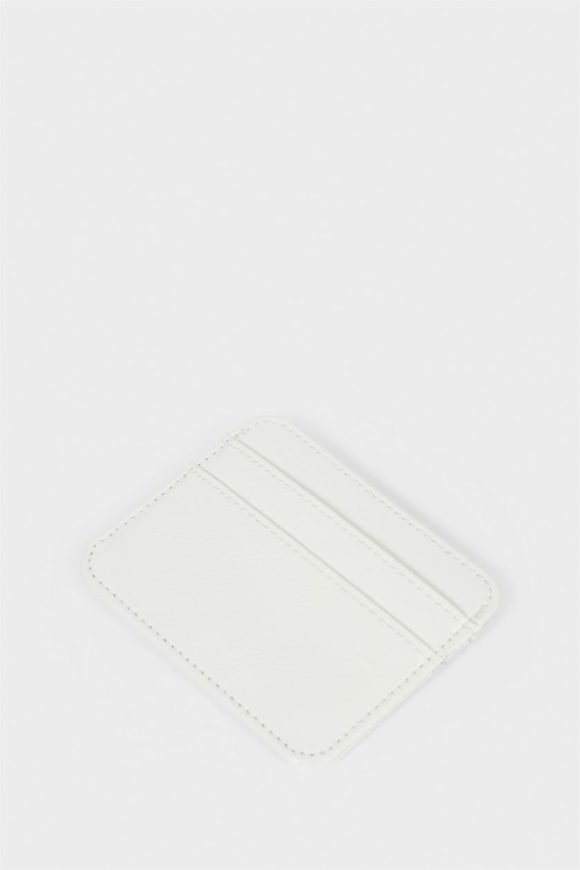 Kadın Beyaz Kadın Suni Deri Kartlık