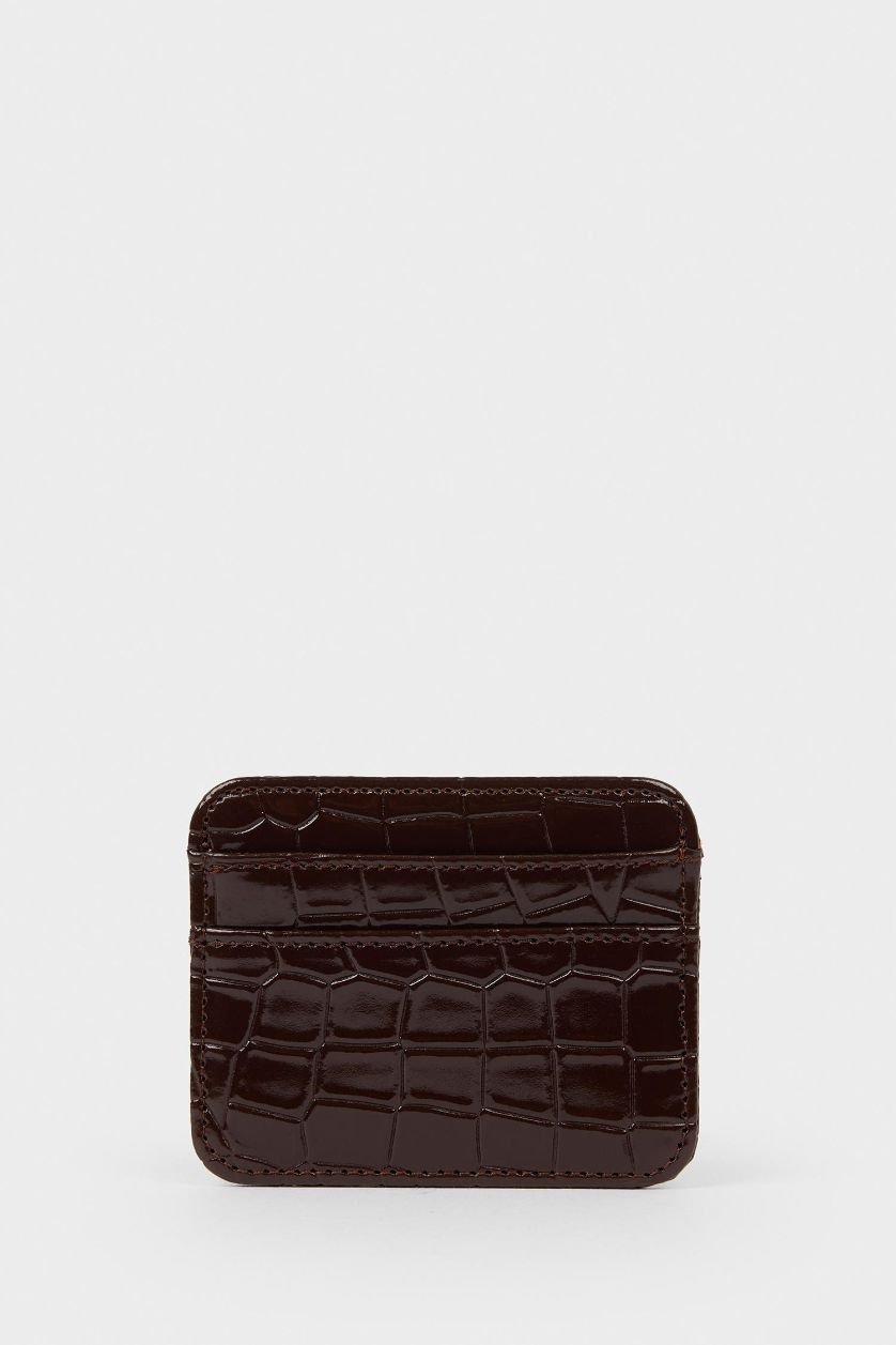 Kadın Kahve Kadın Suni Deri Kartlık