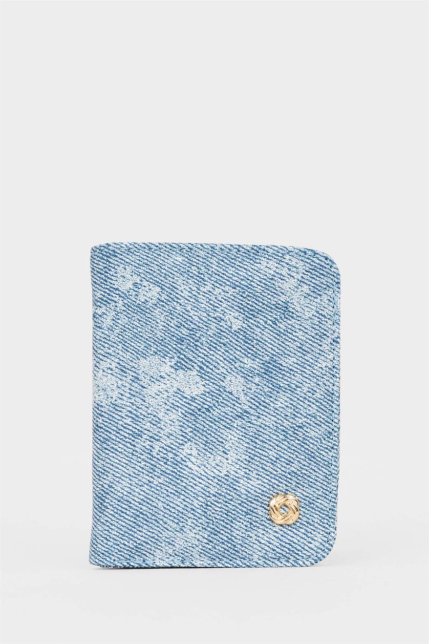 Kadın Mavi Kadın Suni Deri Cüzdan