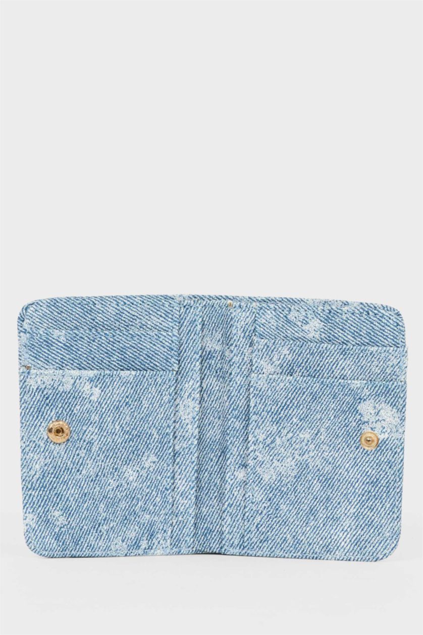 Kadın Mavi Kadın Suni Deri Cüzdan