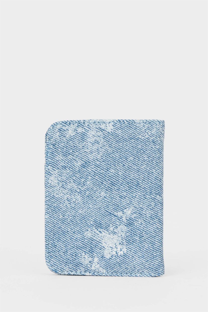 Kadın Mavi Kadın Suni Deri Cüzdan