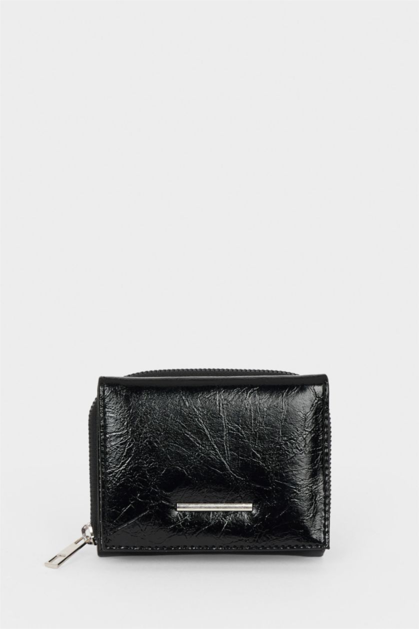 Kadın Siyah Kadın Suni Deri Cüzdan