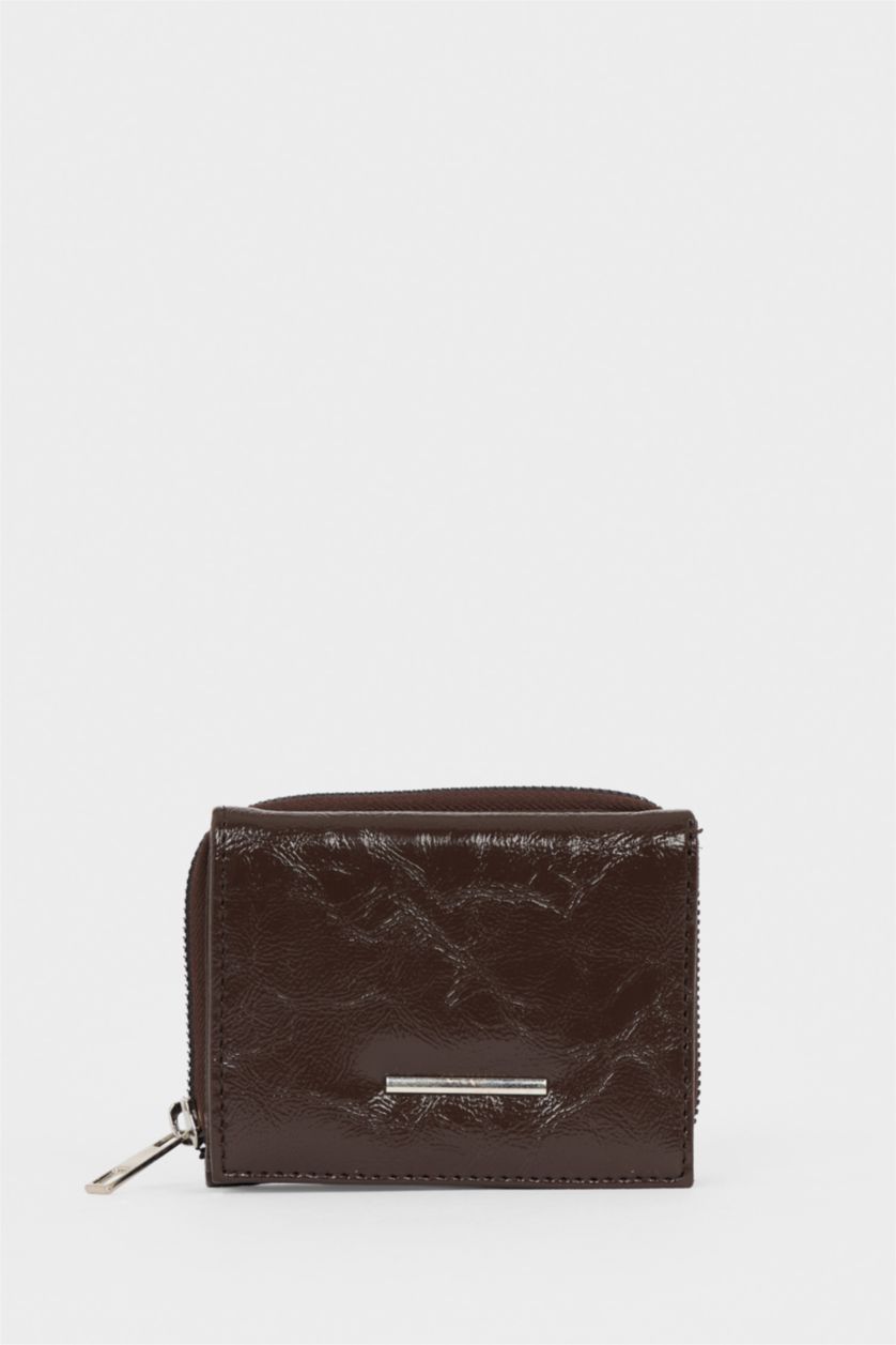 Women Brown Woman Faux Leather Wallets