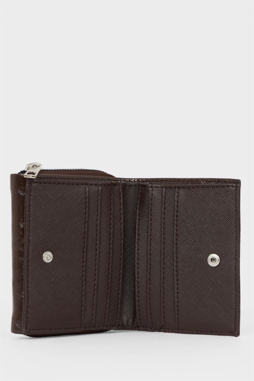 Women Brown Woman Faux Leather Wallets