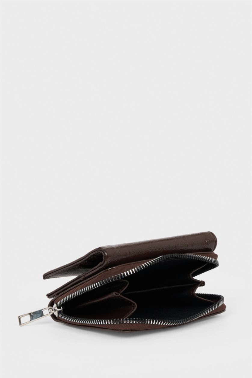 Women Brown Woman Faux Leather Wallets