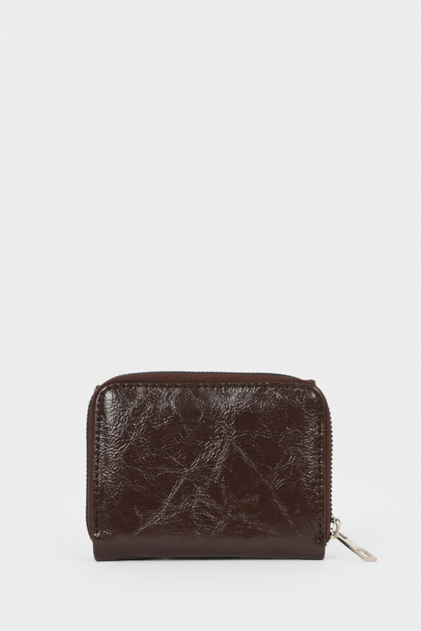 Women Brown Woman Faux Leather Wallets