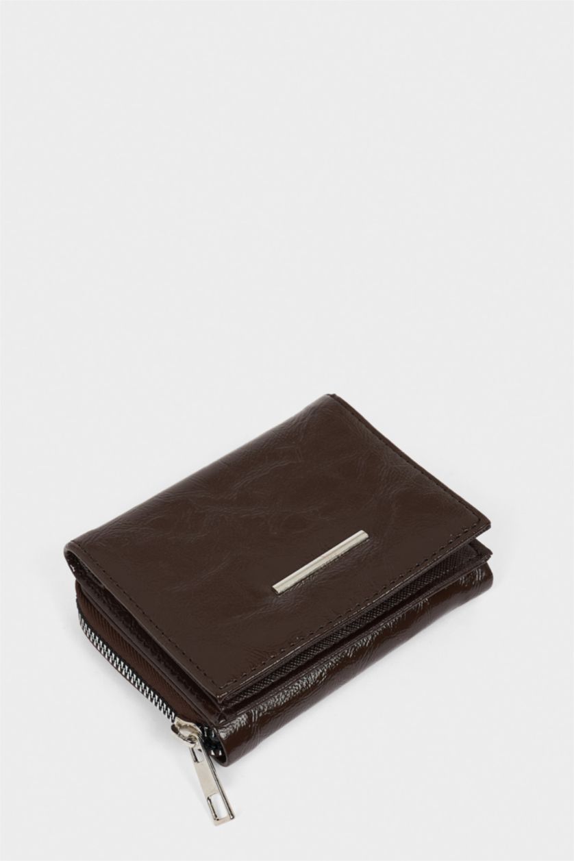 Women Brown Woman Faux Leather Wallets