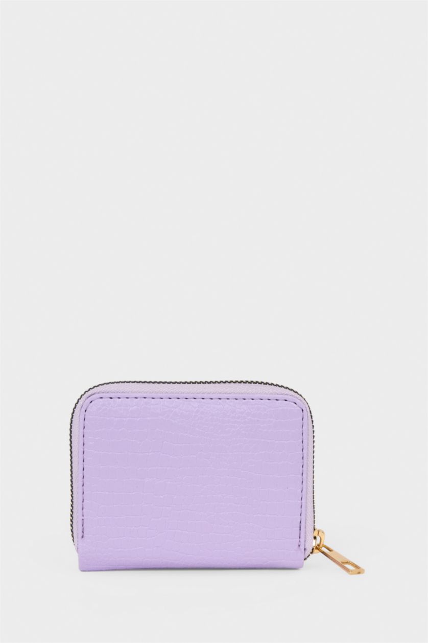 Kadın Lila Kadın Suni Deri Cüzdan
