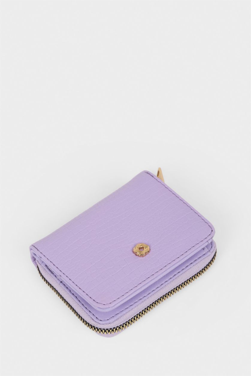 Kadın Lila Kadın Suni Deri Cüzdan