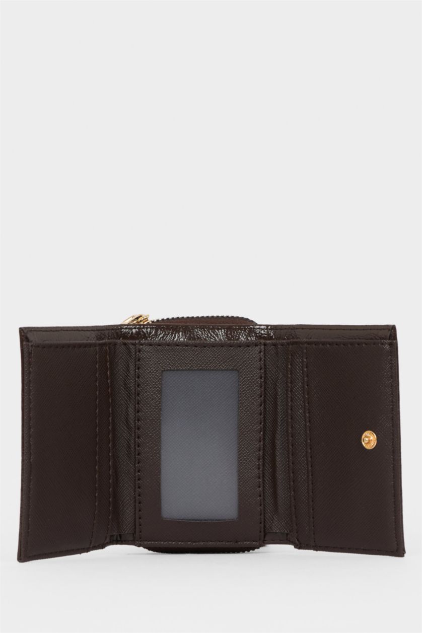 Women Brown Woman Faux Leather Wallets