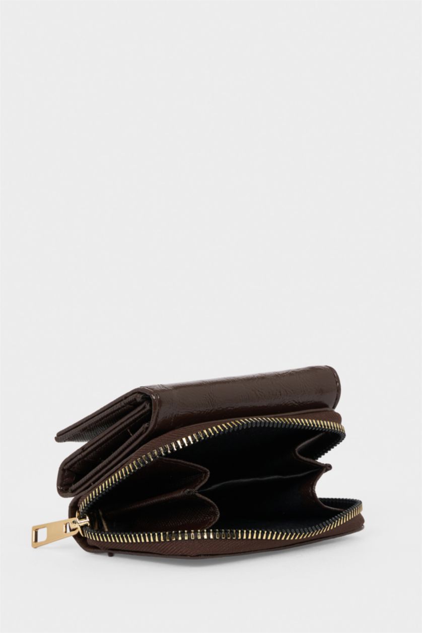Women Brown Woman Faux Leather Wallets