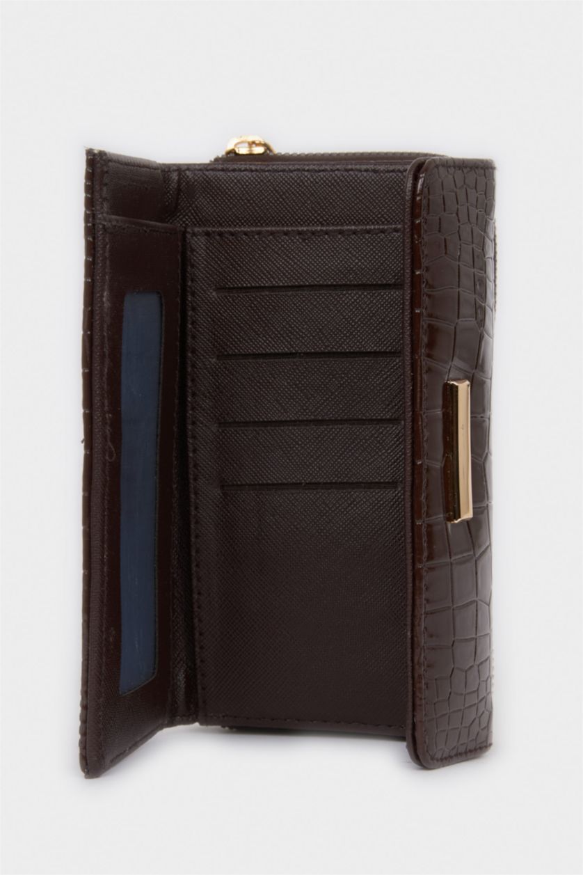 Kadın Kahve Kadın Suni Deri Cüzdan