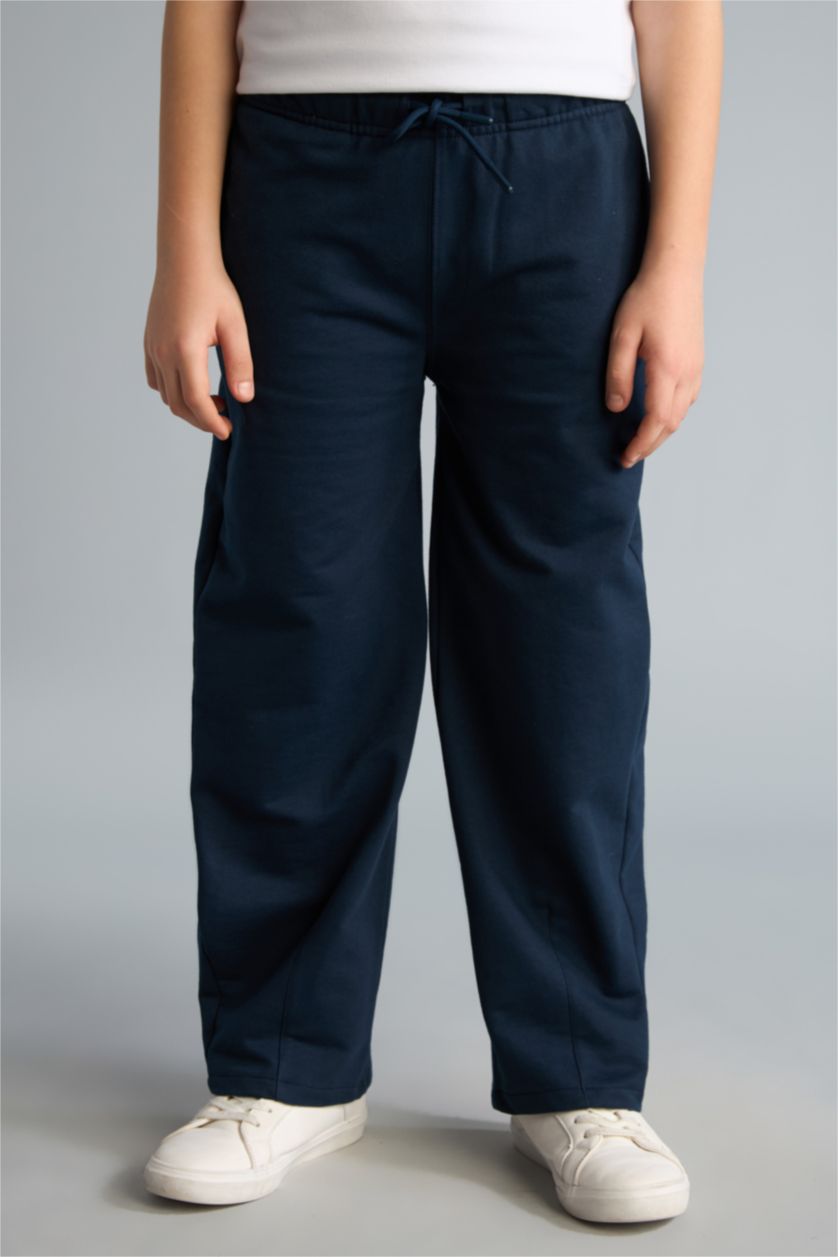 أولادي كحلي بنطلون اولادي قماش خفيف قصة عادية