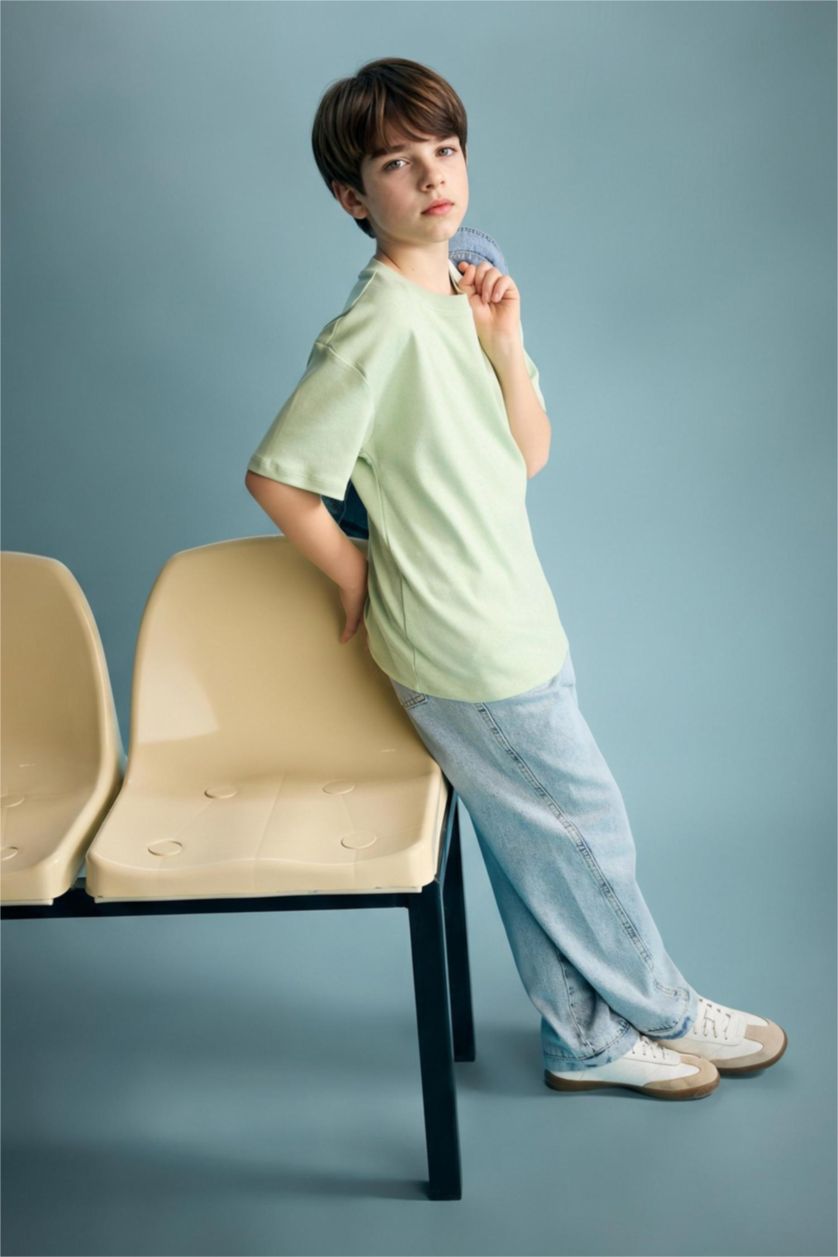 BOYS & TEENS Light Blue بنطلون جينز