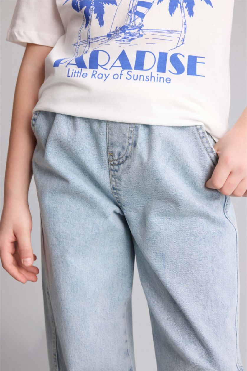 BOYS & TEENS Light Blue بنطلون جينز