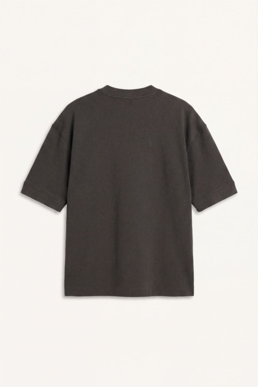 MAN Anthracite Plus Size Boxy Fit T-Shirt