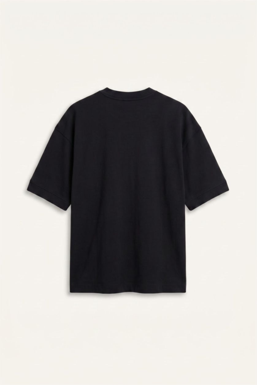 MAN Black Plus Size Boxy Fit T-Shirt