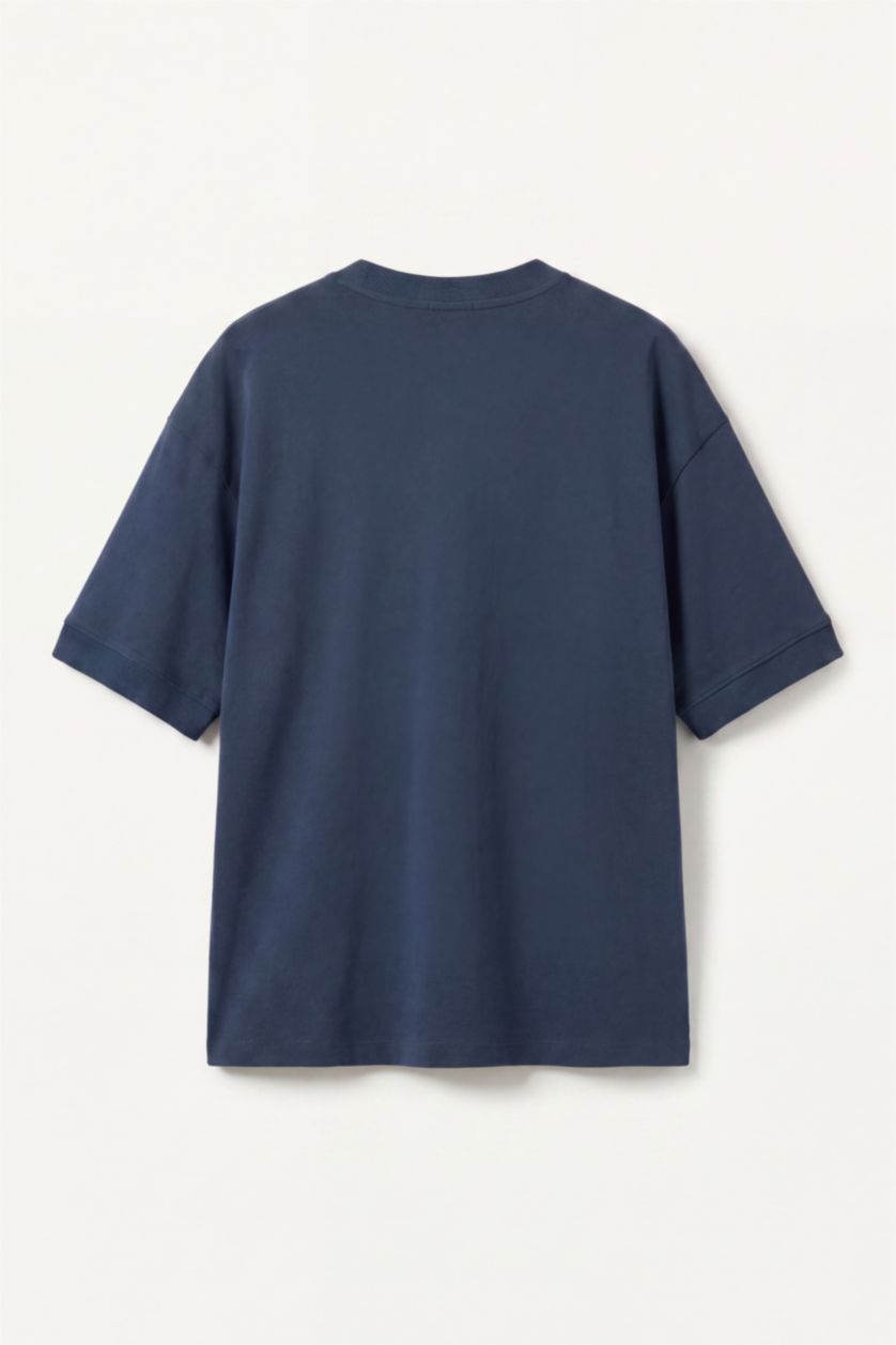 Men NAVY Boxy Fit Short Sleeve T-Shirt