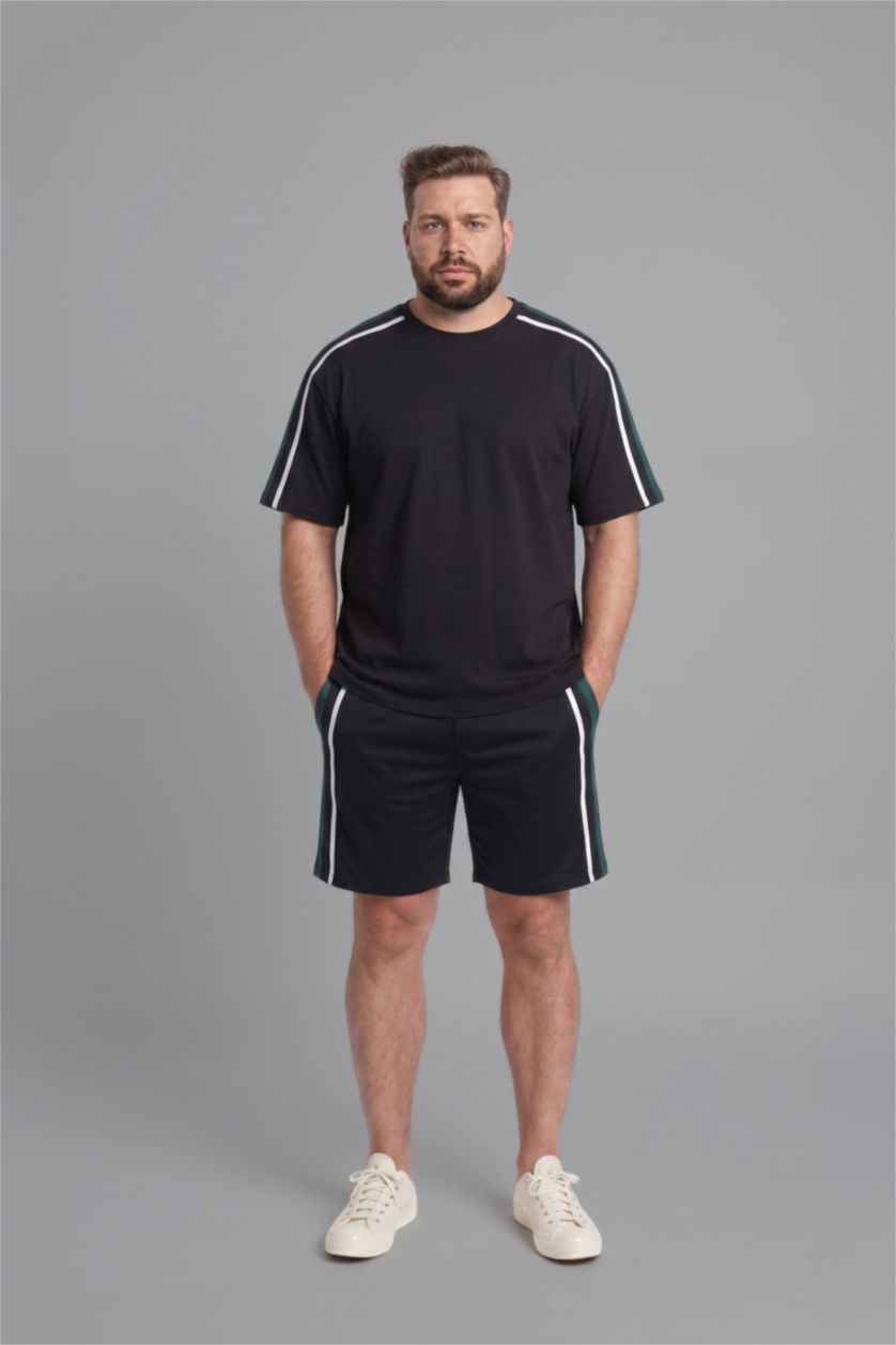 MAN Black Boxy Fit Short Sleeve T-Shirt