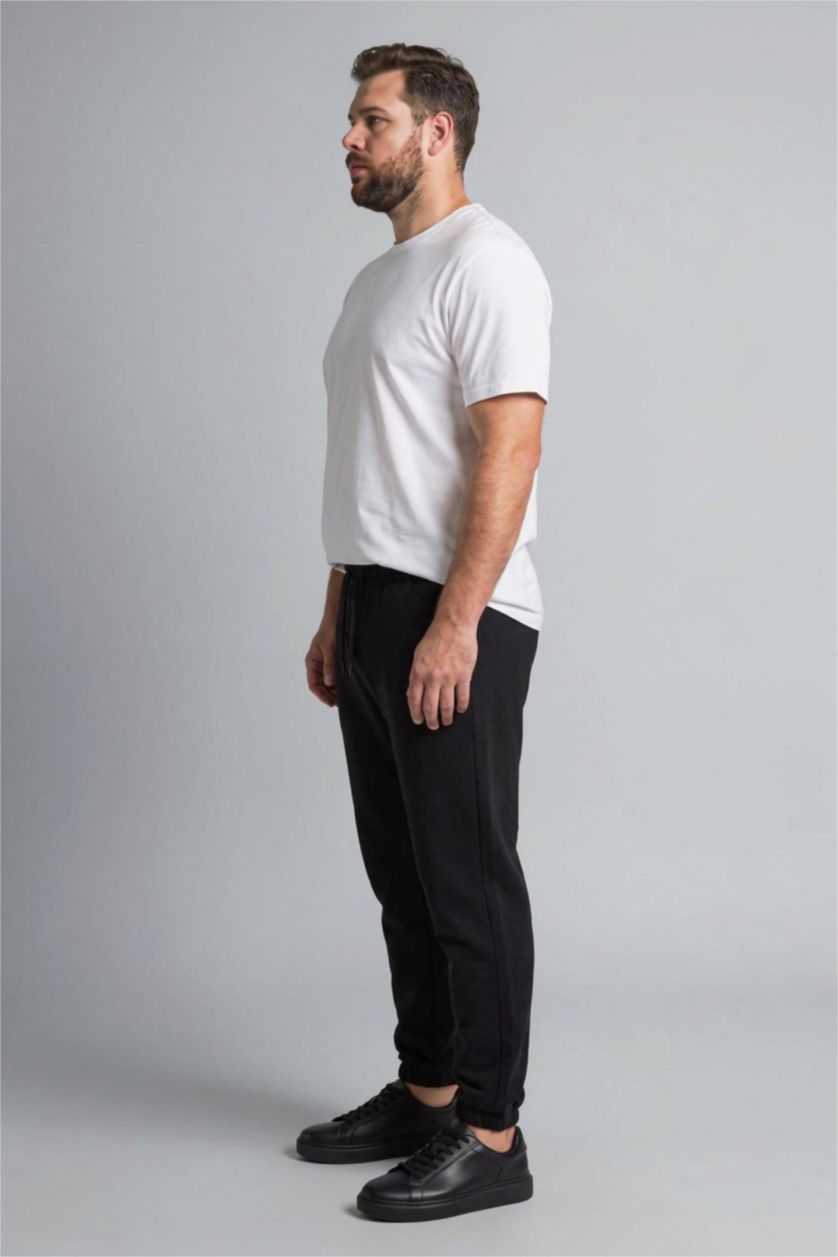 Erkek Siyah Büyük Beden Pantolon