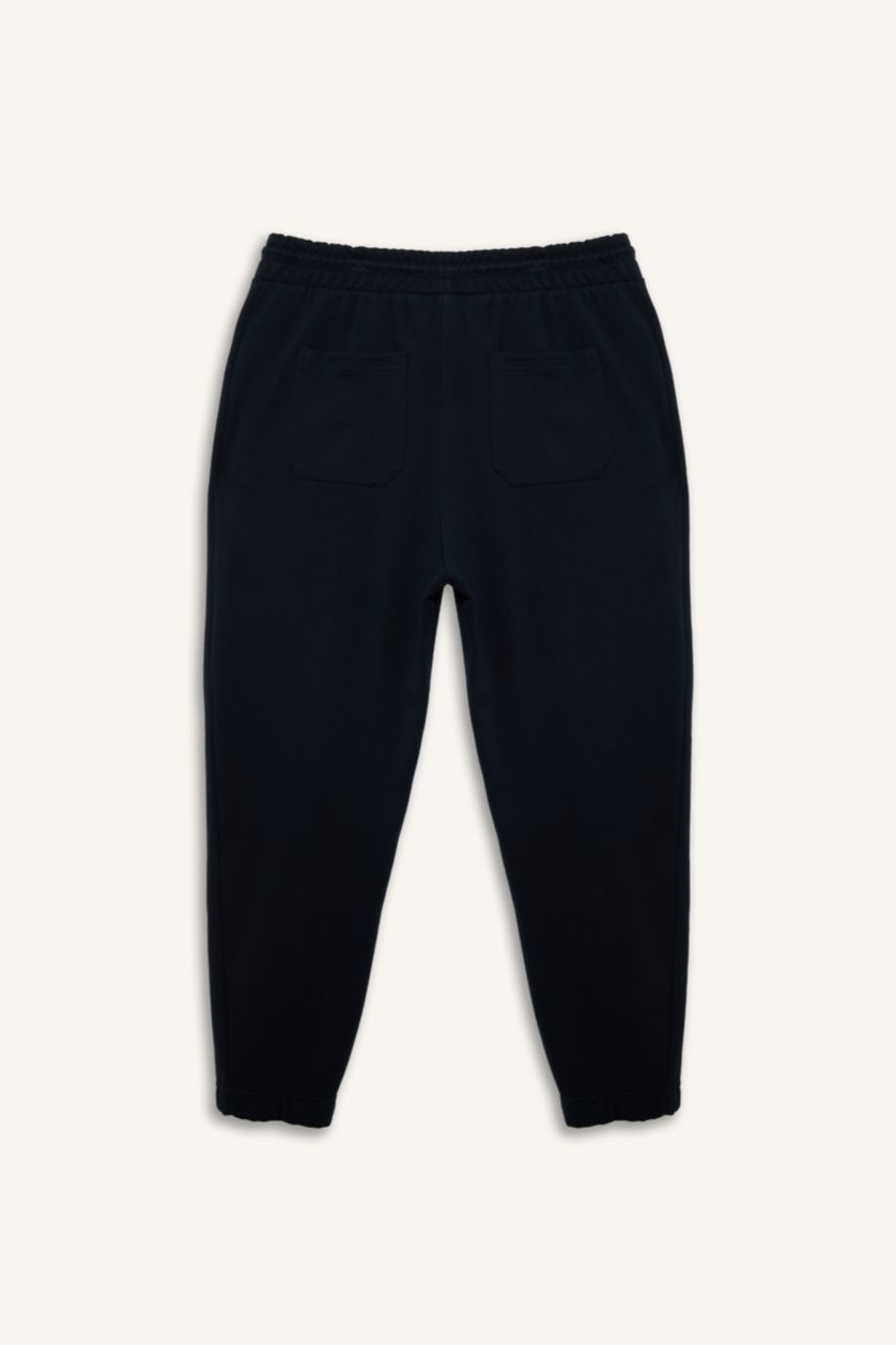 Erkek Lacivert Beli Lastikli Eşofman Altı Pantolon