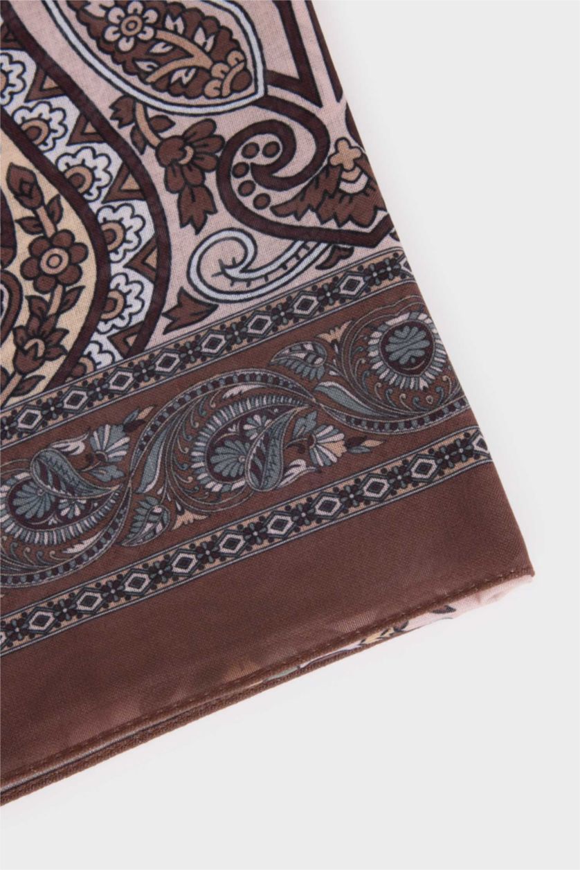 Kadın Camel Kadın Desenli Şal